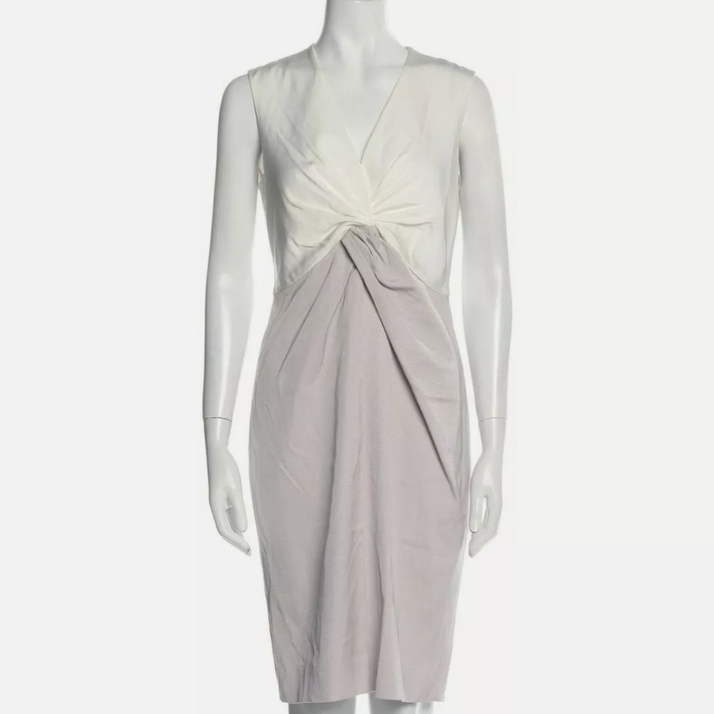 PAULE KA Women's Sheath Dress Knee Length Sleeveless NWT Size 40 US 8 $830.00